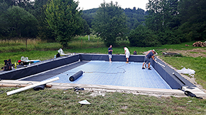 Rekonstrukce bazénu – Moravská Chrastová